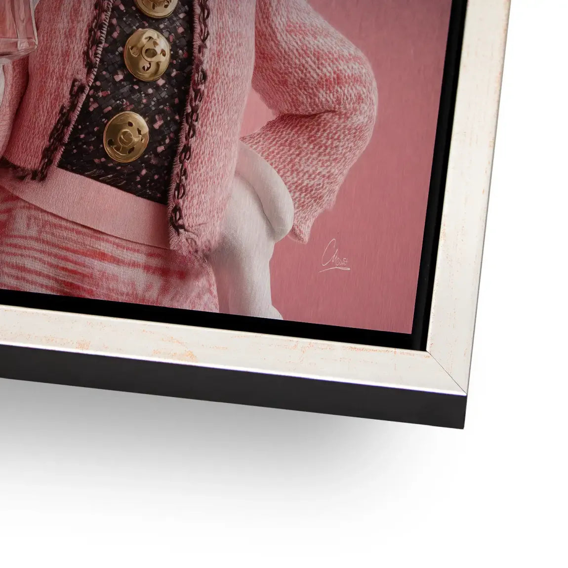 Paris Glam Minnie Maus Alu Gebürstet Bild