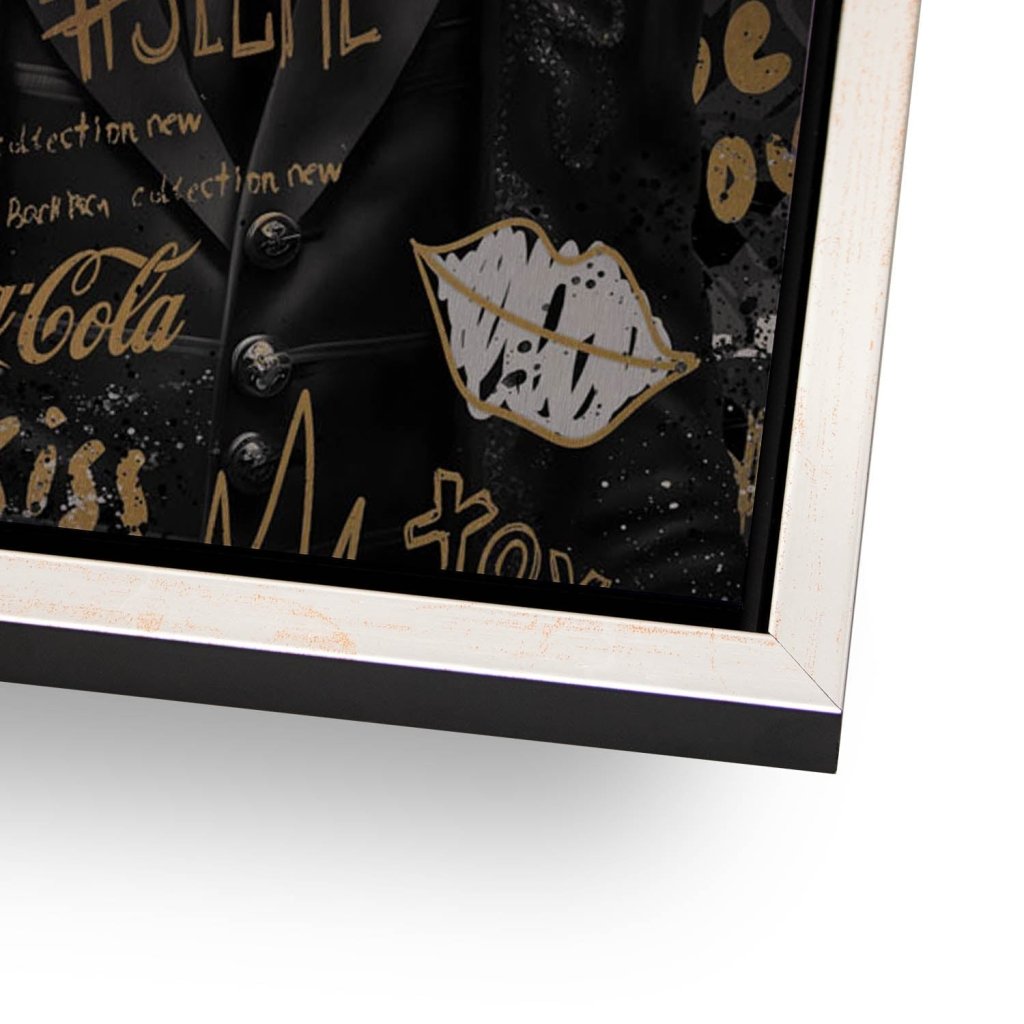 Karl Fashion Pop Art Aludibond Brush Bild INGALERIE