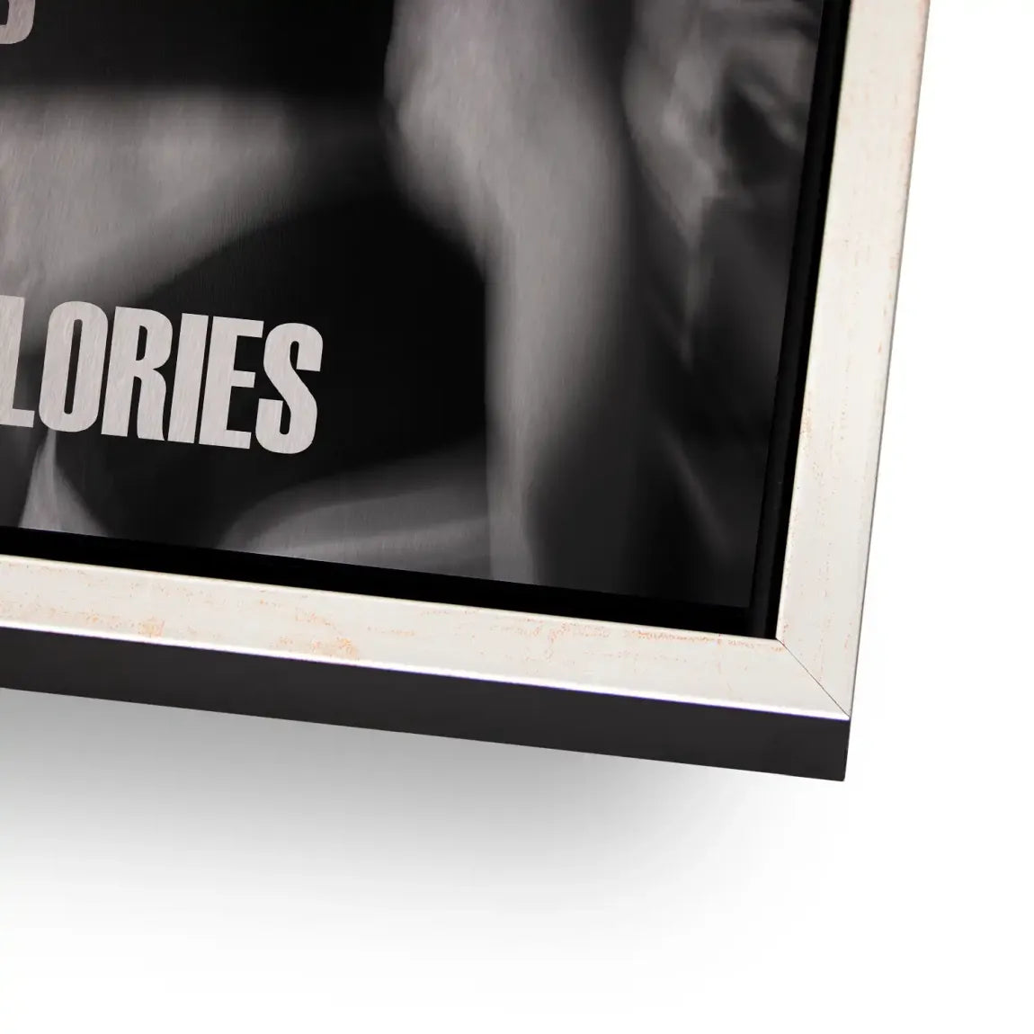 Burn Calories Fitness Alu Gebürstet Bild