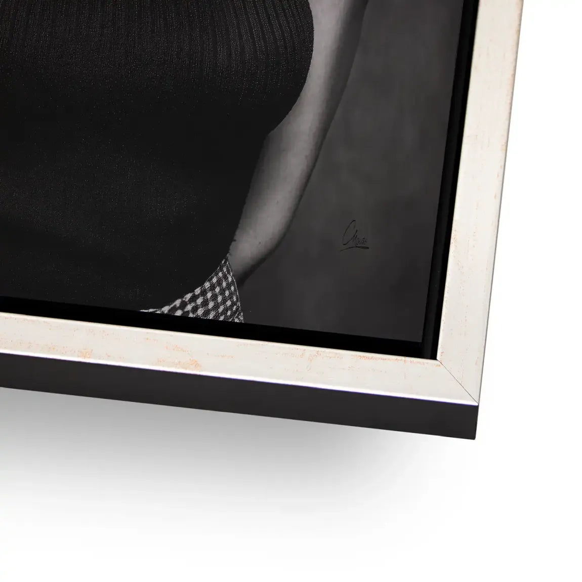 Marilyn Black and White Style Alu Gebürstet Bild