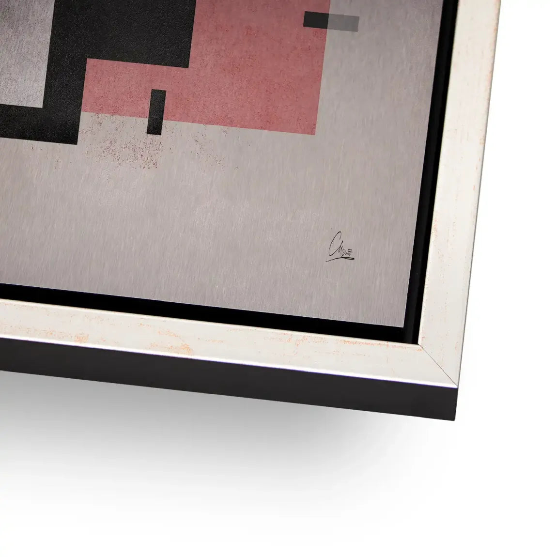 Geometric Aura Alu Gebürstet Bild