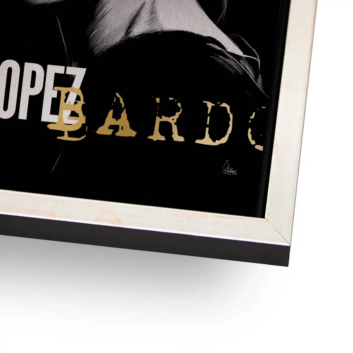 Brigitte Bardot Smoke Alu Gebürstet Bild