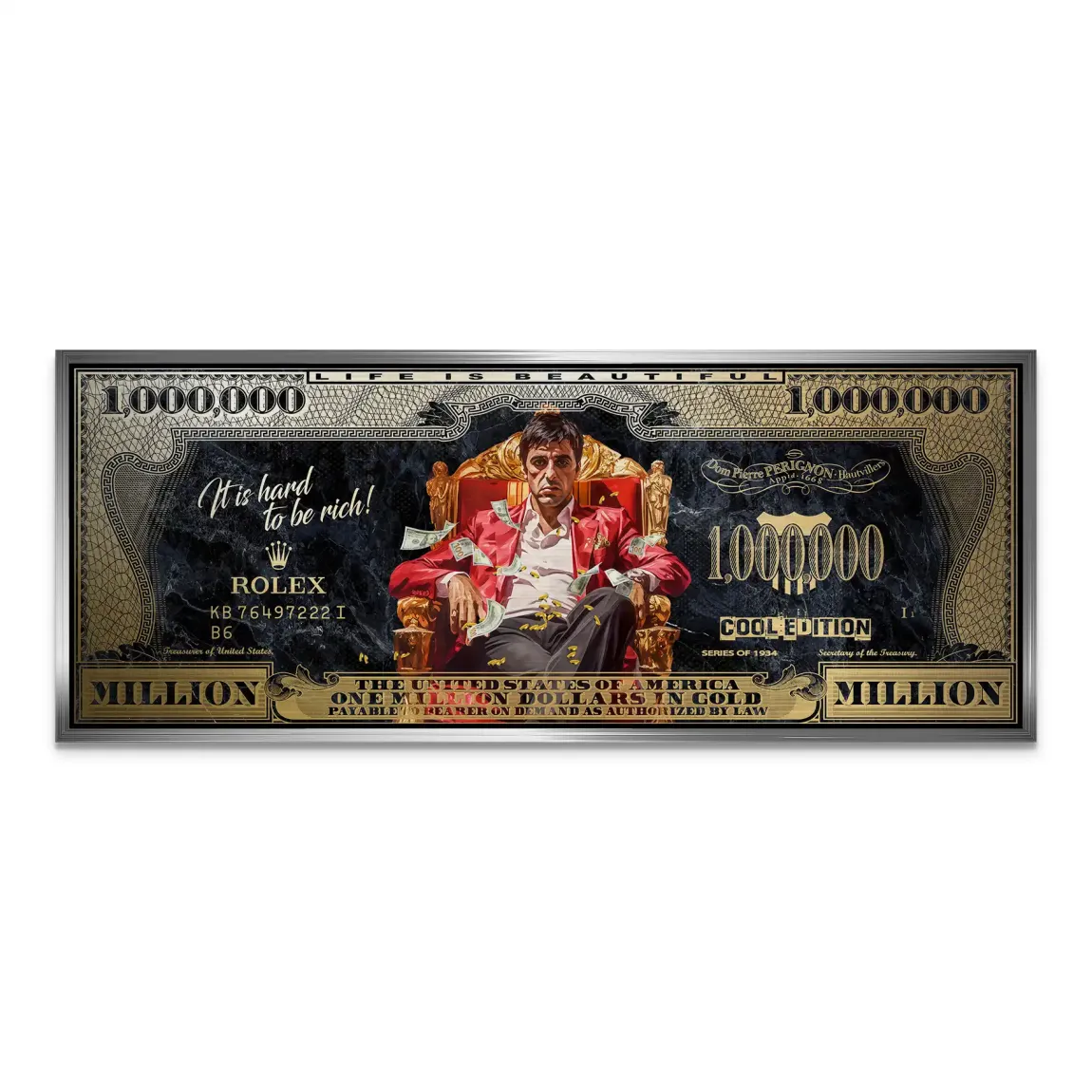 Scarface Million Dollar Alu Gebürstet