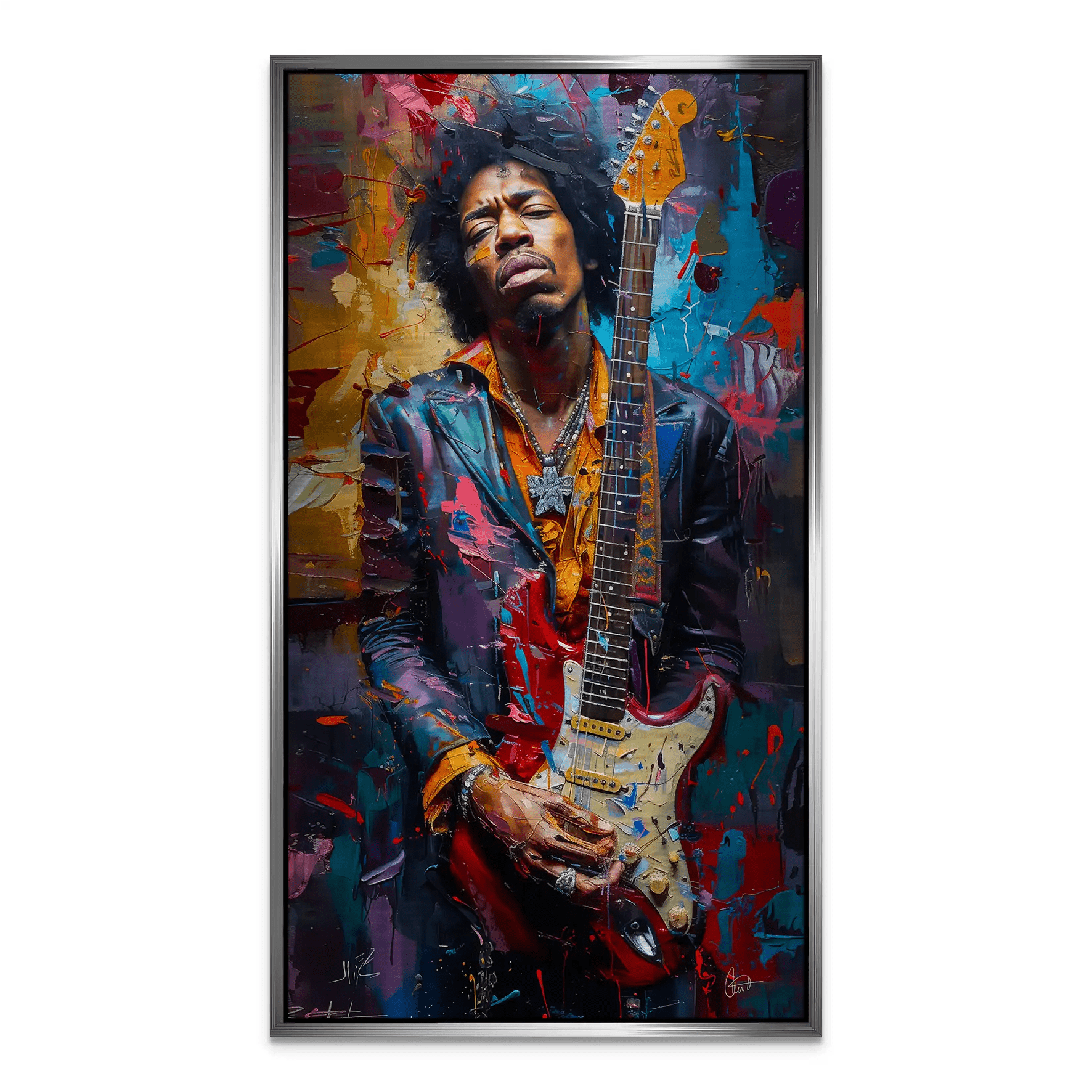 Jimi Abstrakt Color Alu Gebürstet INGALERiE