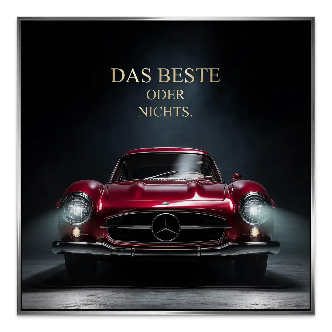 Red Legend Mercedes 300SL Alu Gebürstet Bild