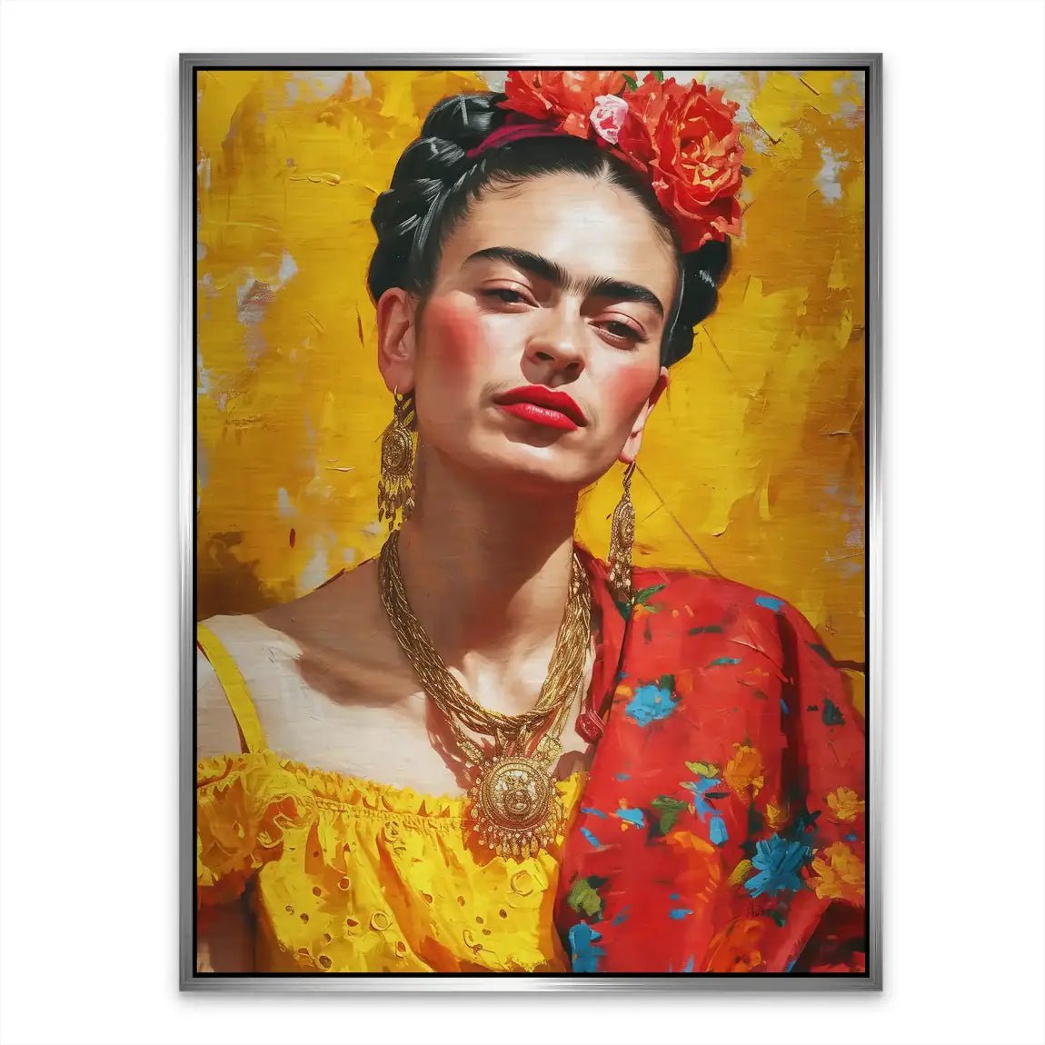 Frida Kahlo Art Aludibond Gebürstet INGALERIE