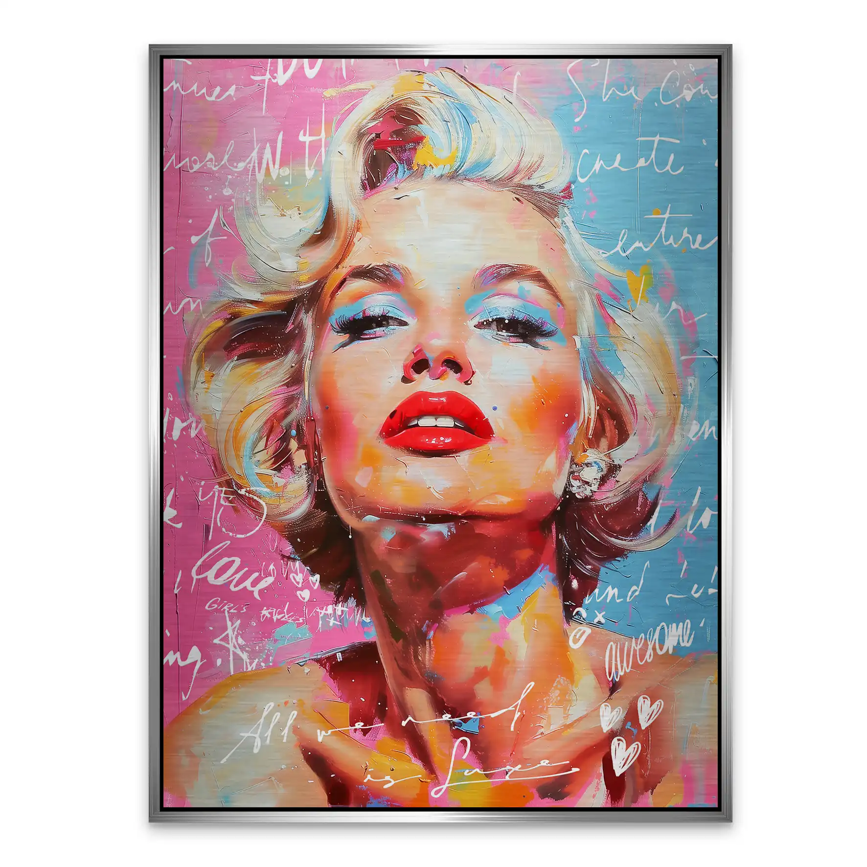 Marilyn Need Luxe Aludibond Gebürstet INGALERIE