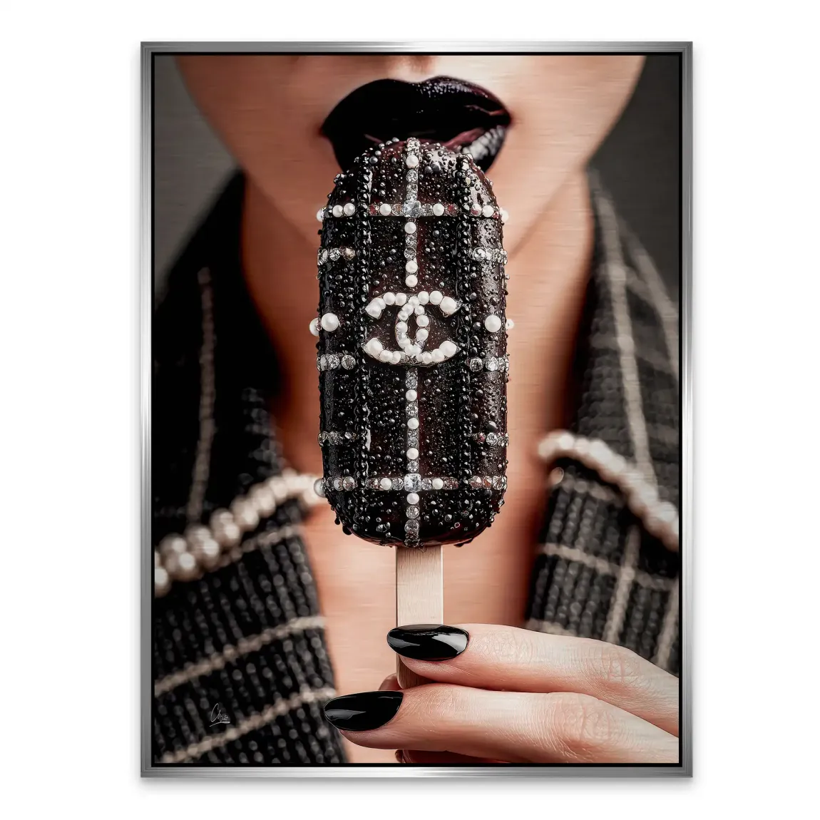 Black Pearl Ice Couture Alu Gebürstet  Bild