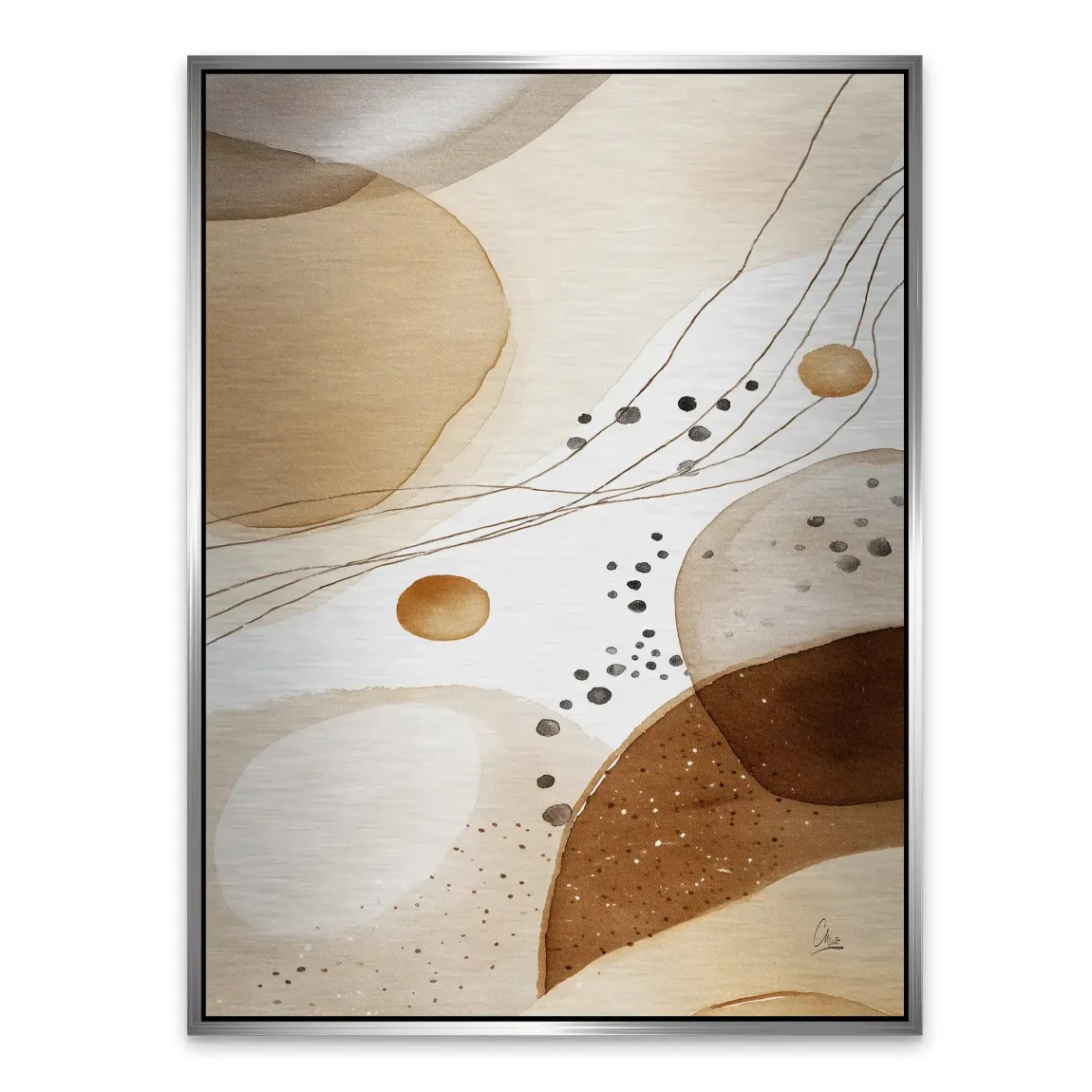 Desert Mirage Alu Gebürstet Bild