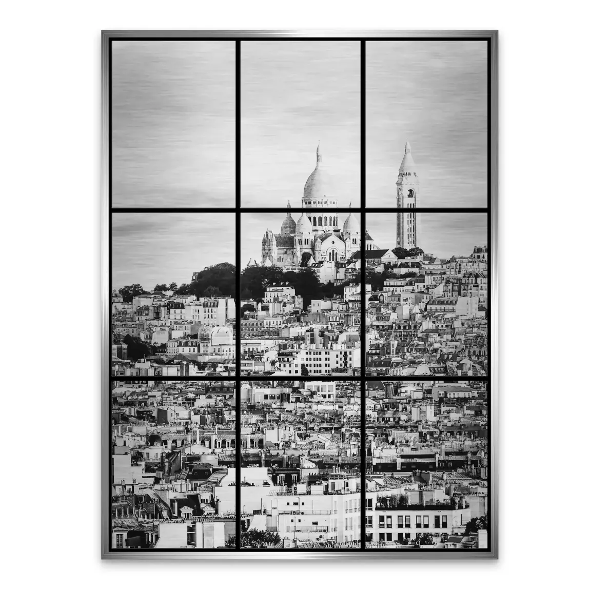 Montmartre Paris Alu Gebürstet Bild