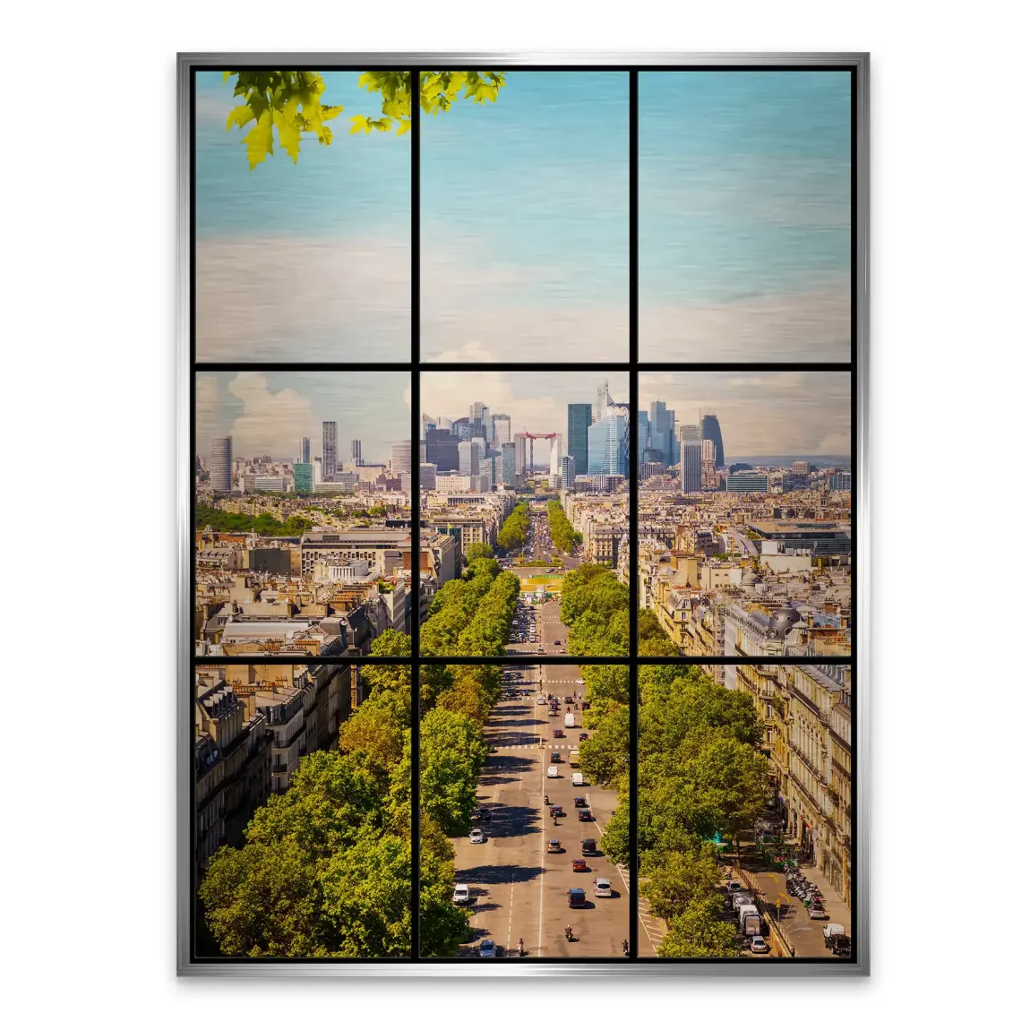 Avenue Lumière Paris Alu Gebürstet Bild