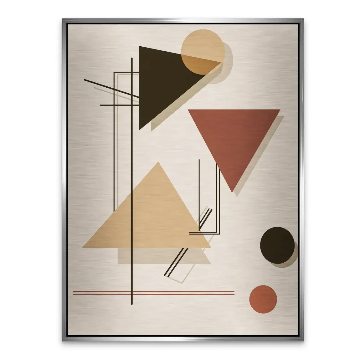 Kandinsky Harmony Style Aludibond Gebürstet INGALERIE