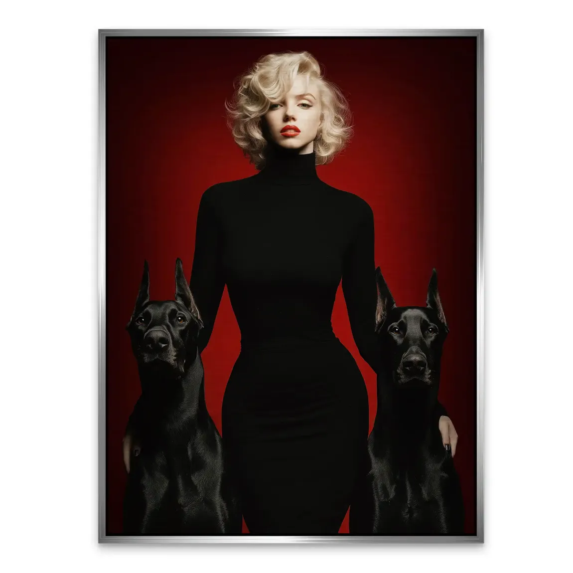 Majesty Marilyn Monroe Alu Gebürstet Bild