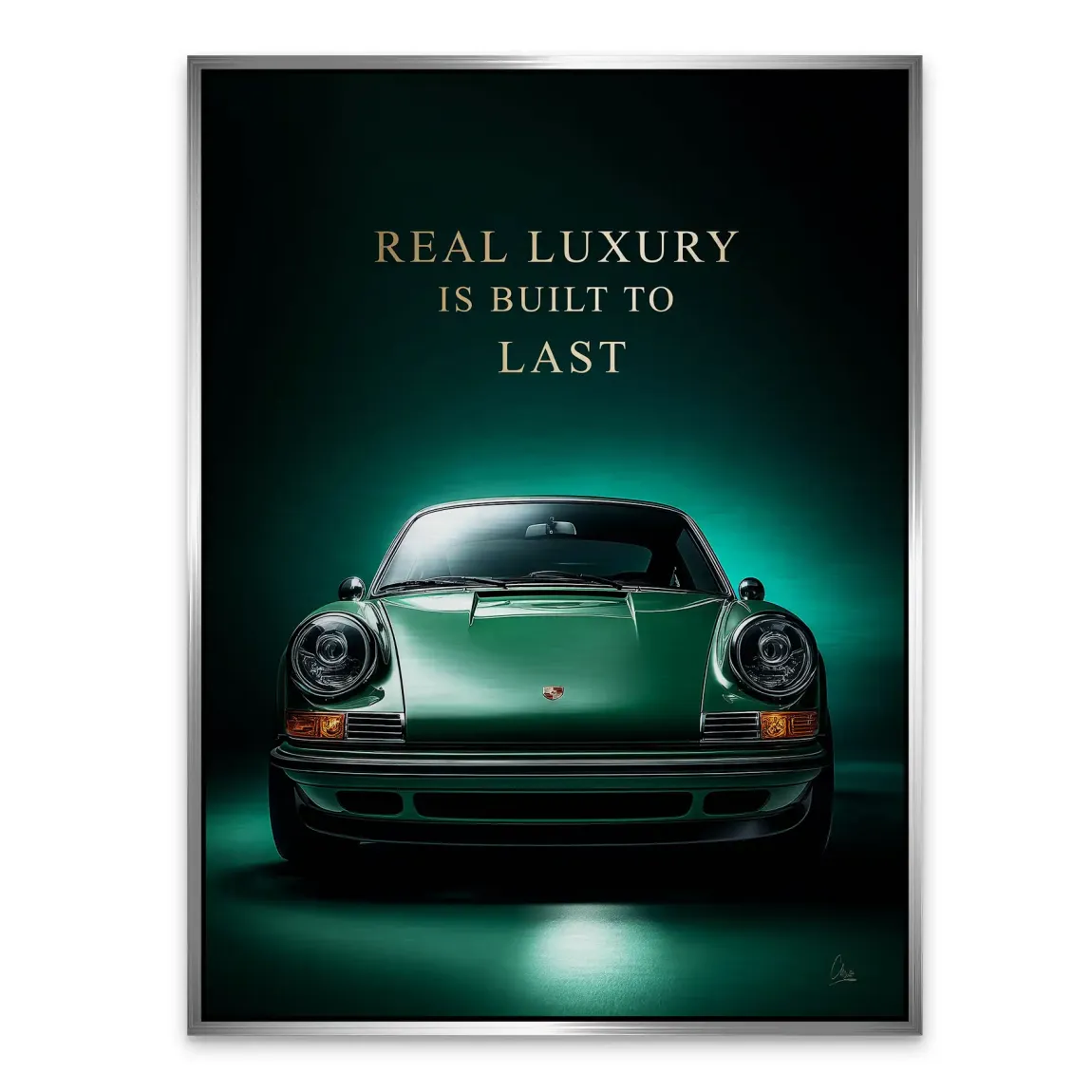 Heritage 911 Porsche Alu Gebürstet Bild