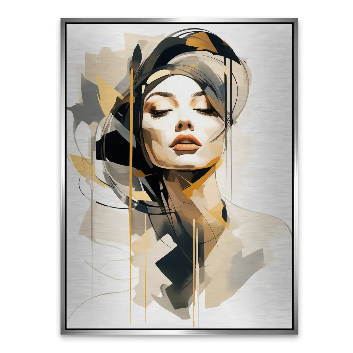 Whispers of Elegance Alu Gebürstet Bild INGALERIE