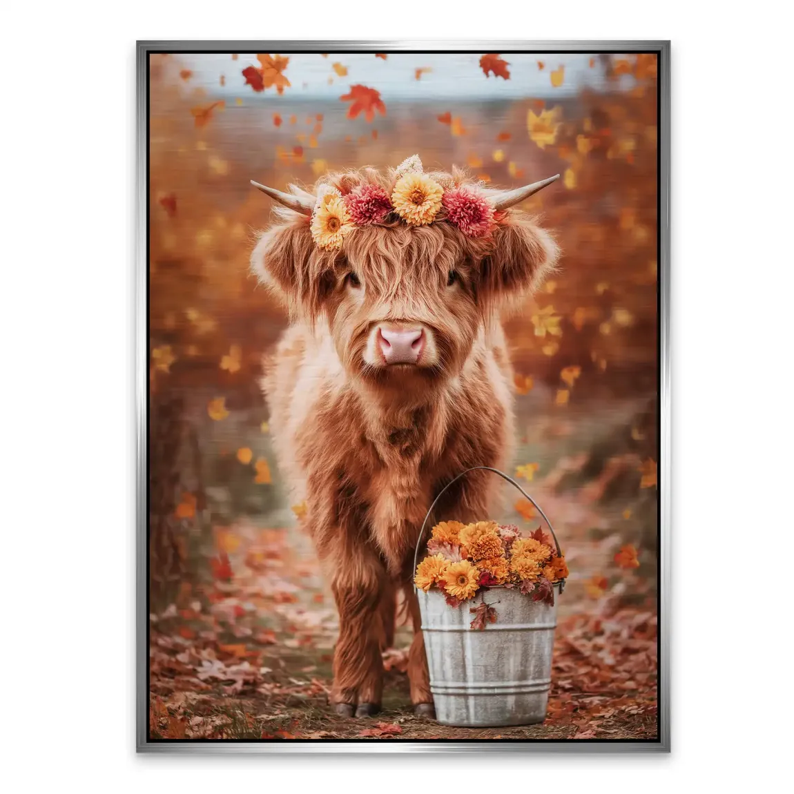 Herbstliebe Highland Alu Gebürstet Bild