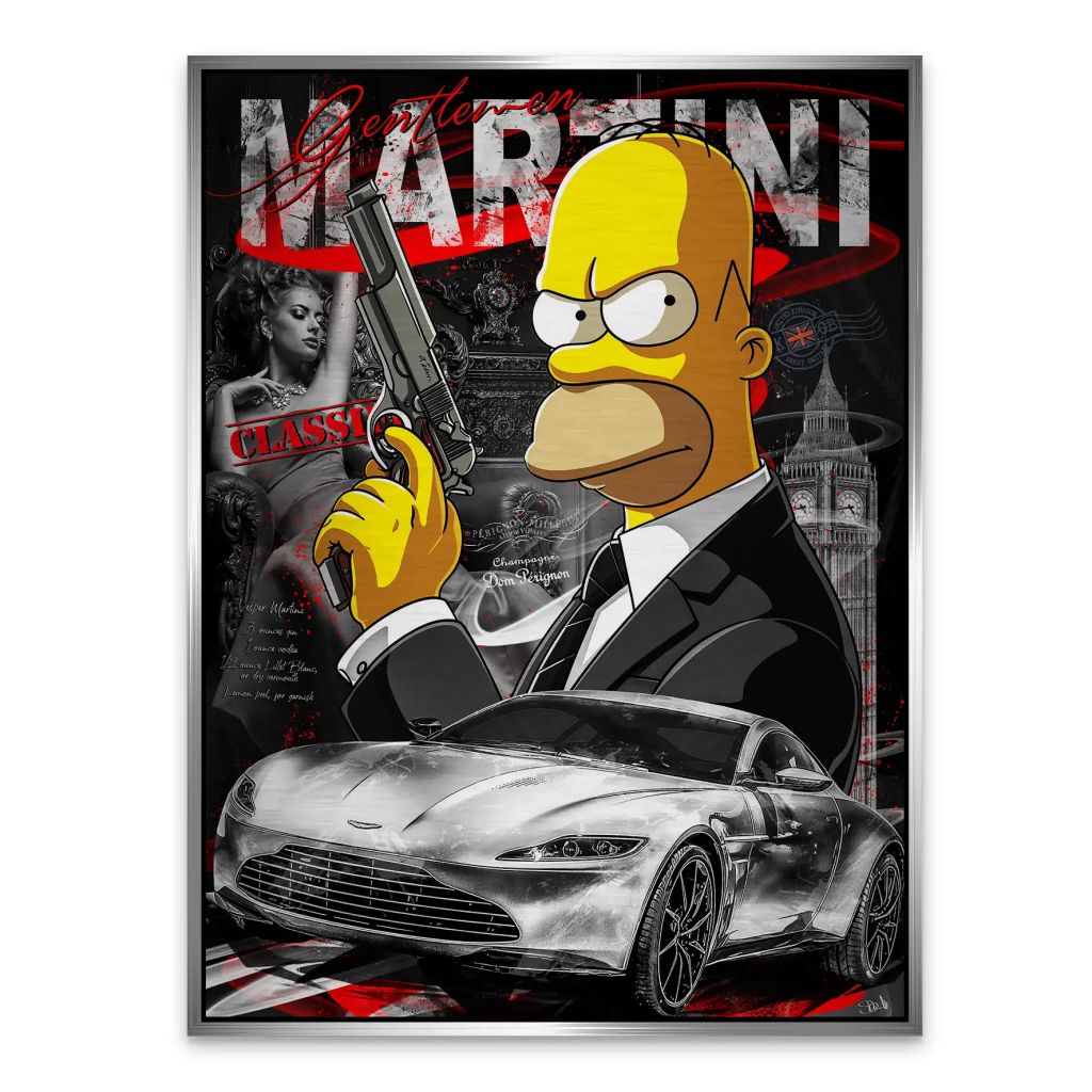 Homer Bond Style Aludibond Gebürstet INGALERIE