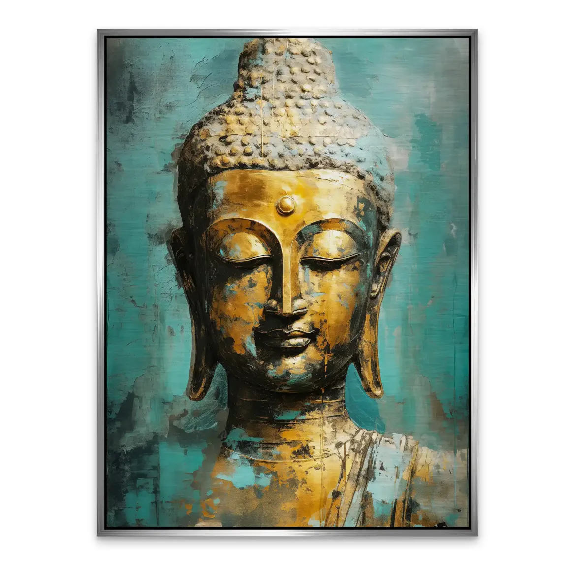 Buddha Essence Aludibond Gebürstet INGALERIE