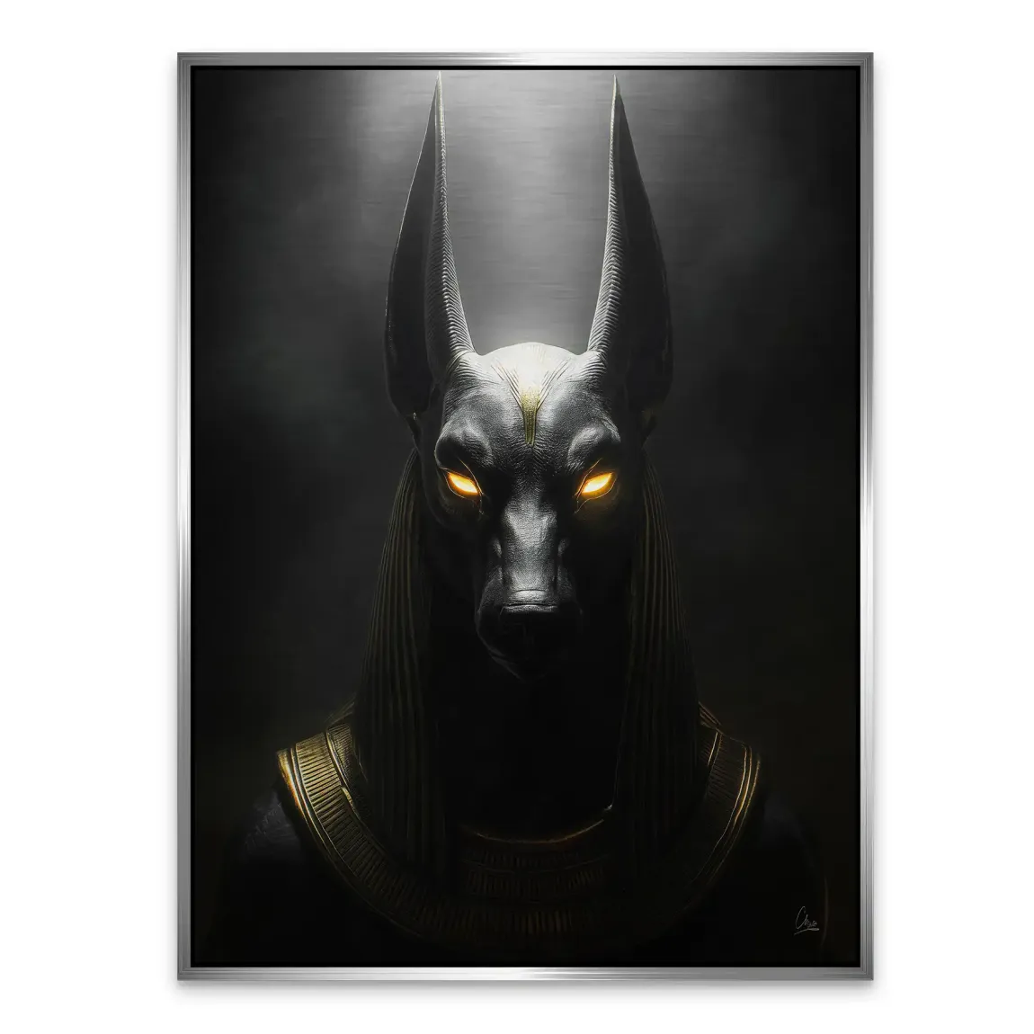 Dark Anubis Alu Gebürstet Bild