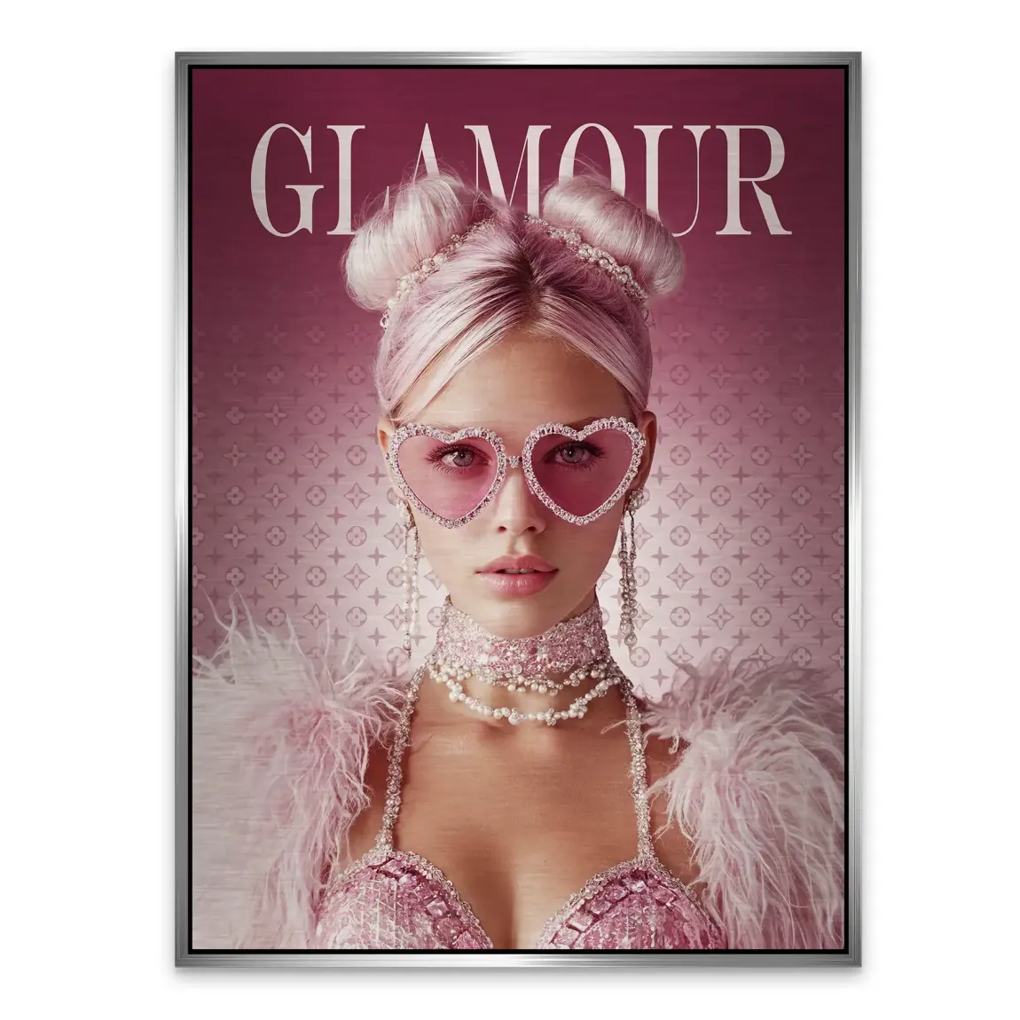 Glamour Lady Alu Gebürstet Bild