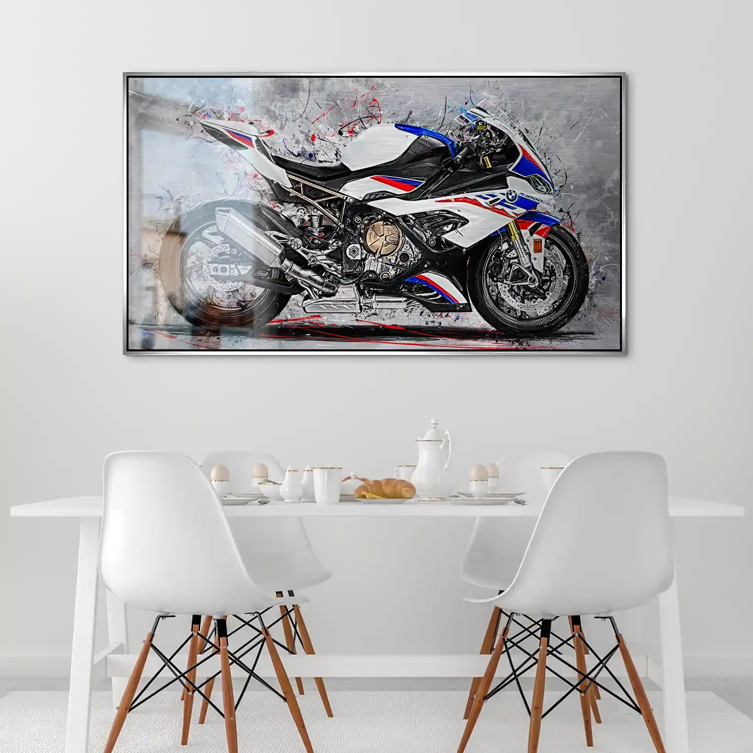 BMW S1000RR Abstrakt Style Alu Gebürstet INGALERIE