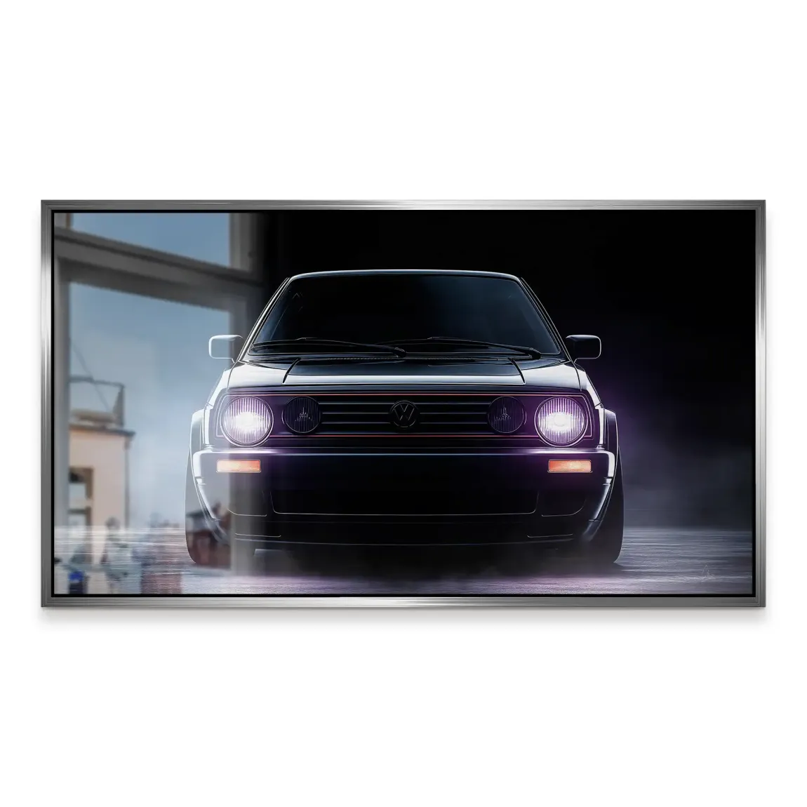 VW Golf Old School Alu Gebürstet