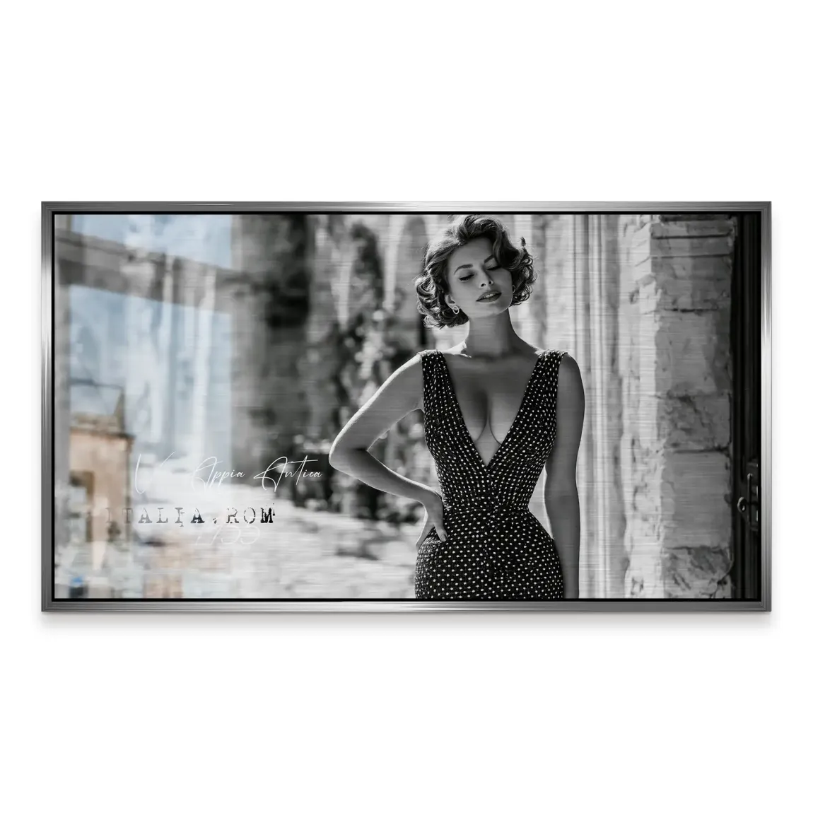 Sophia Loren Diva Aluminiumbild gebürstet