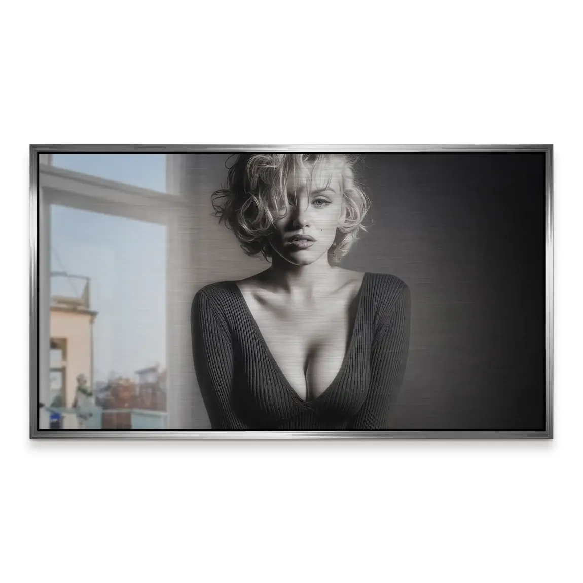 Marilyn Monroe Glam Night Alu Gebürstet