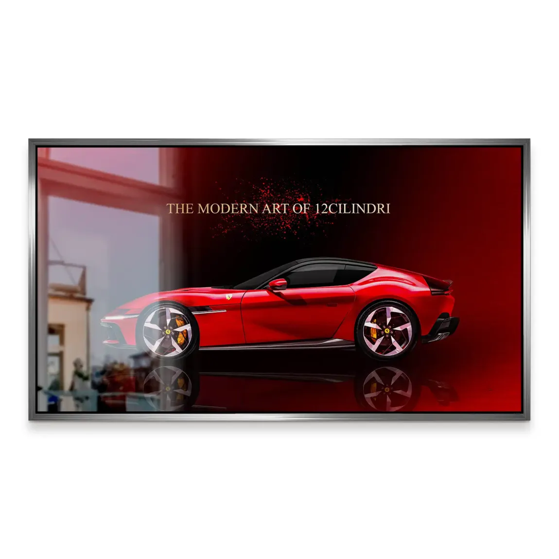 Ferrari Prestige Art Alu Gebürstet