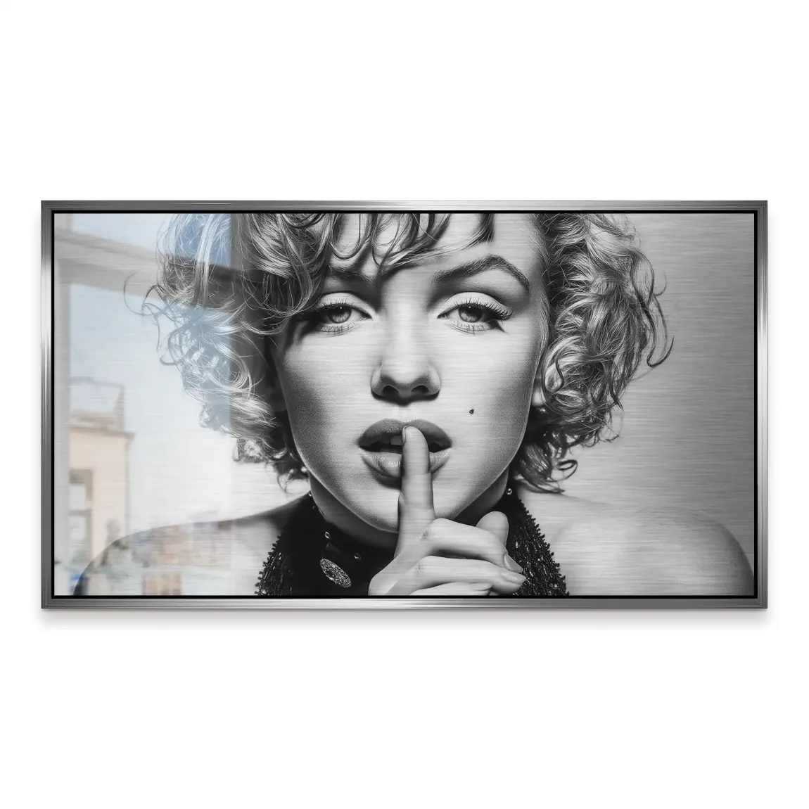 Marilyn Silent Secret Black Alu Gebürstet