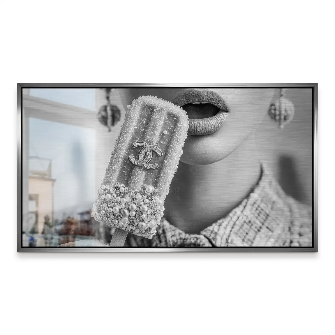 Coco Ice Art Black Edition Alu Gebürstet