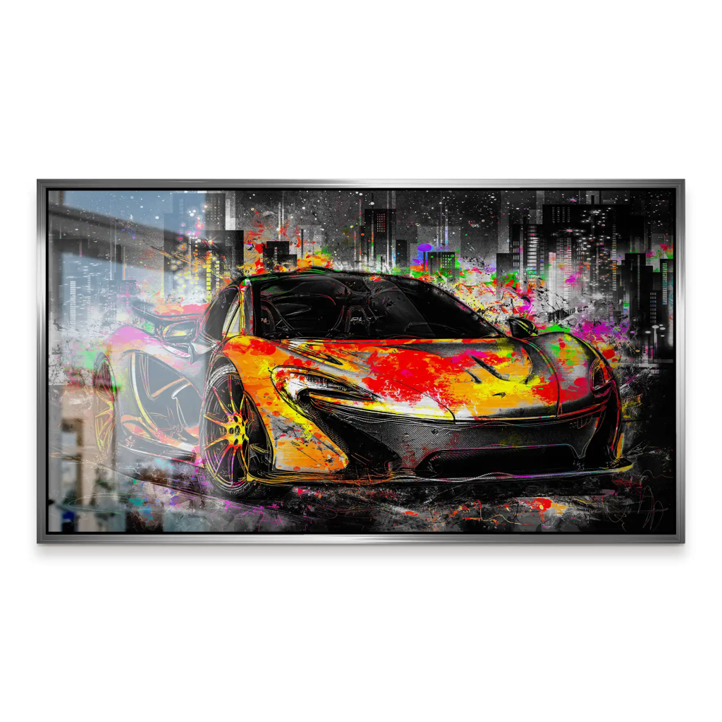 McLaren Pop Art Style Alu Gebürstet INGALERIE