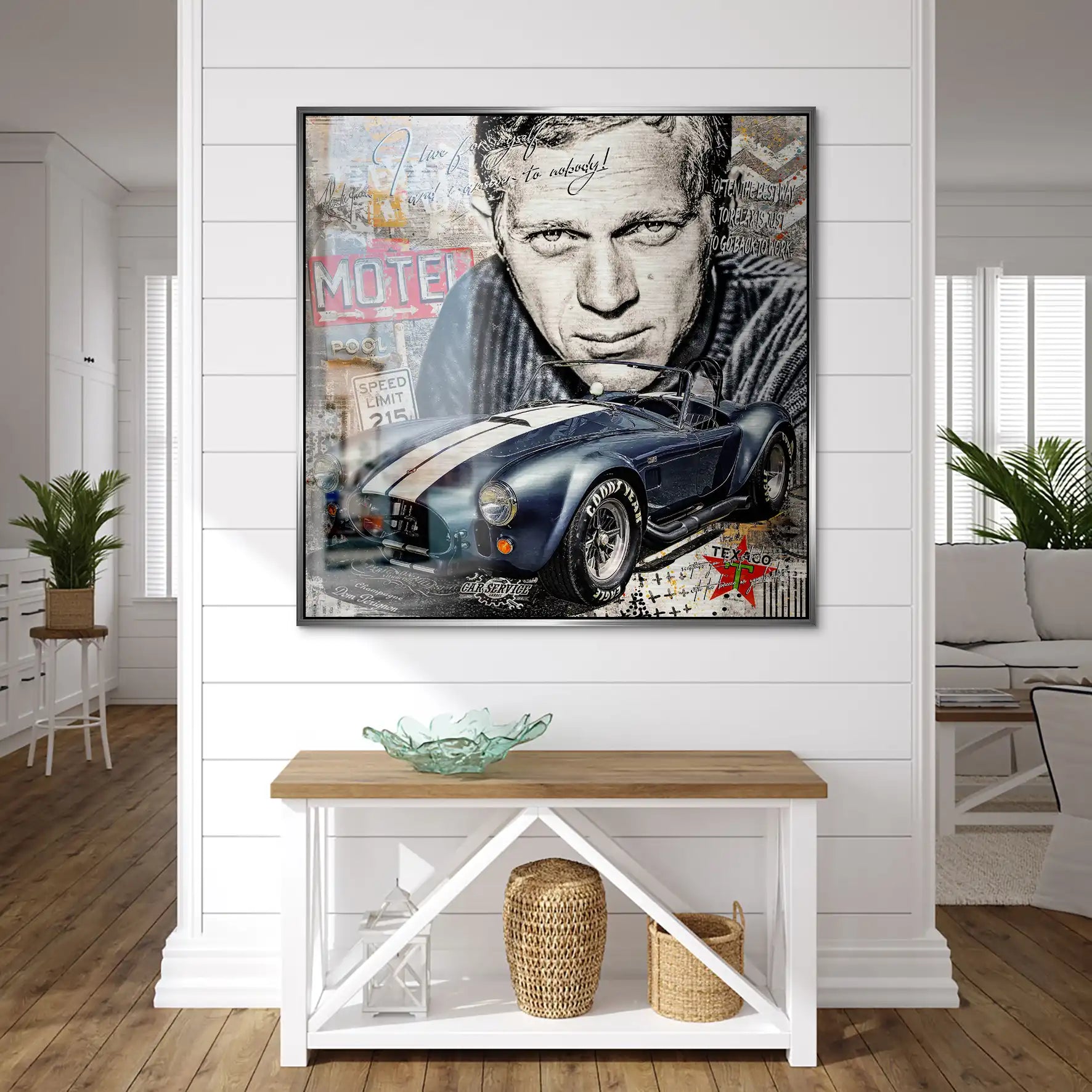 Steve AC Cobra Pop Art Alu Gebürstet INGALERIE