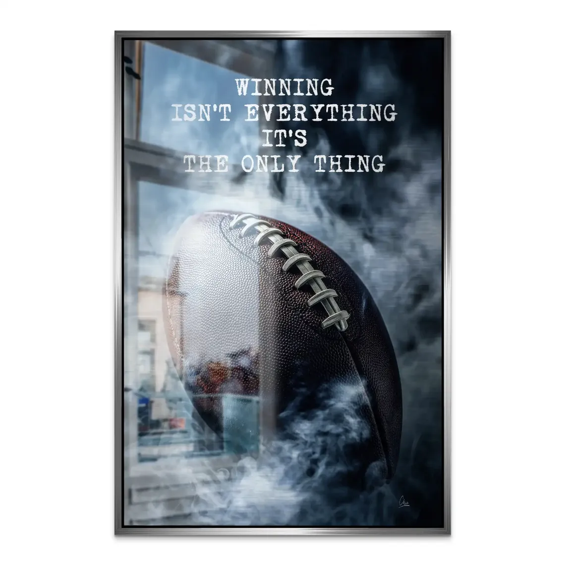 Winning Mindset Alu Dibond Bild gebürstet