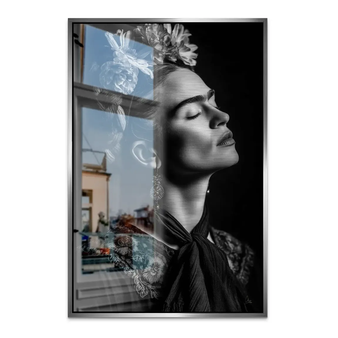 Fridas Stille Alu Dibond Bild gebürstet