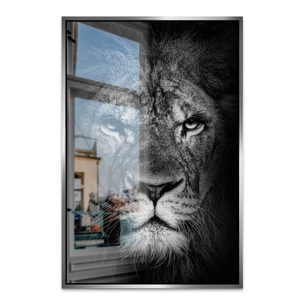 Lion Head AluDibond Gebürstet INGALERIE