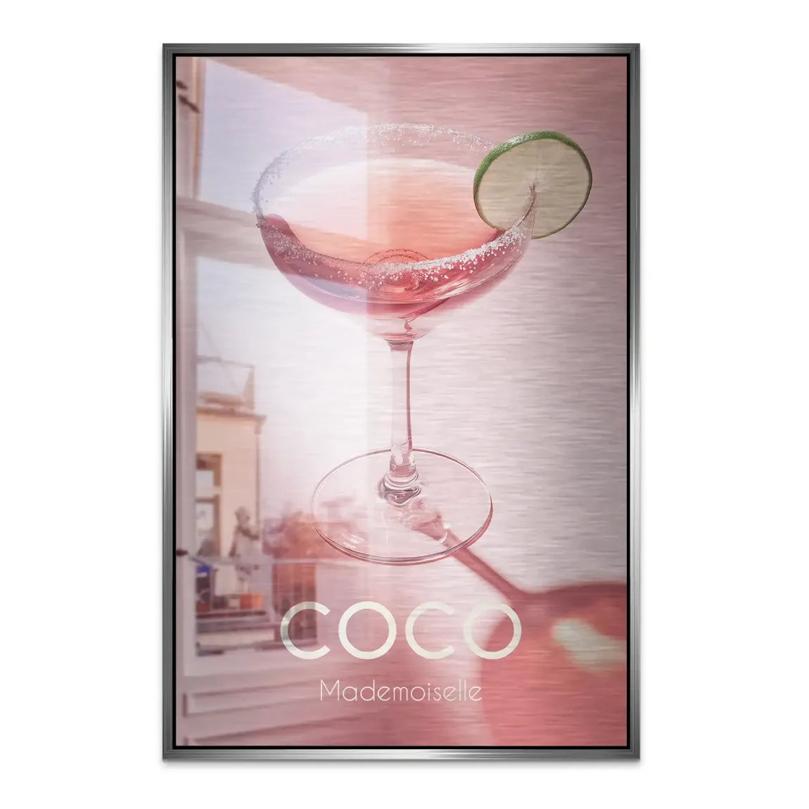 Parisian Essence Alu Dibond Bild gebürstet - INGALERIE | Dein Onlineshop für moderne Wandbilder