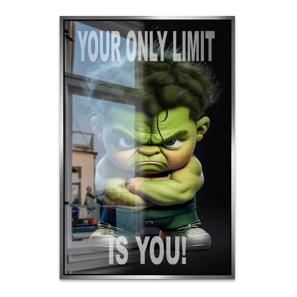 Hulk Your Limit AluDibond Gebürstet INGALERIE