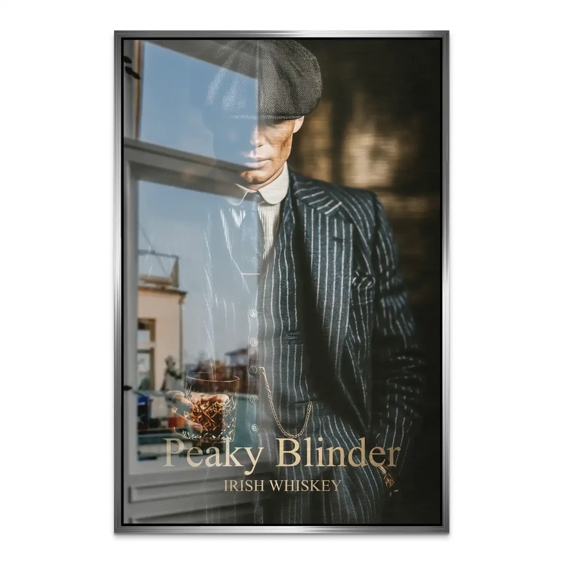 Thomas Shelby Peaky Blinder Alu Dibond Bild gebürstet