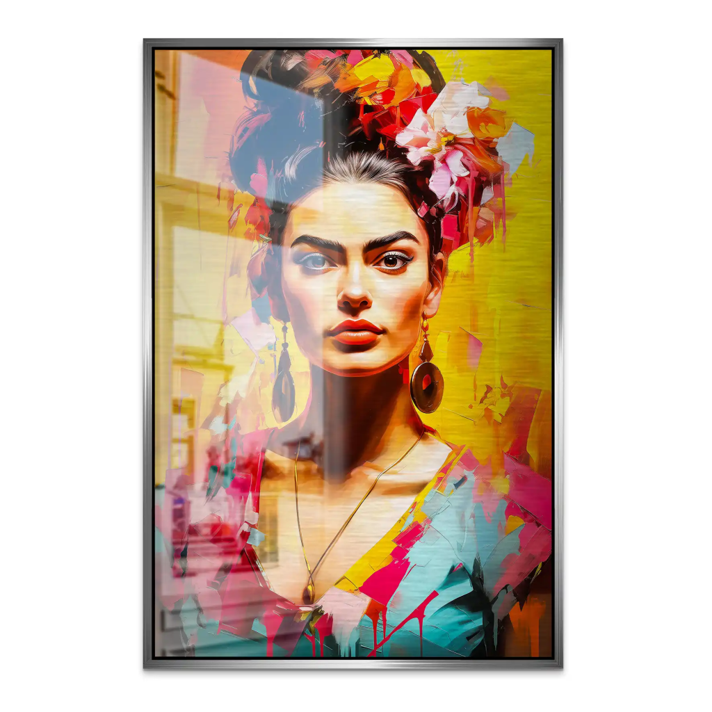 Frida Beauty Flower AluDibond Gebürstet INGALERIE