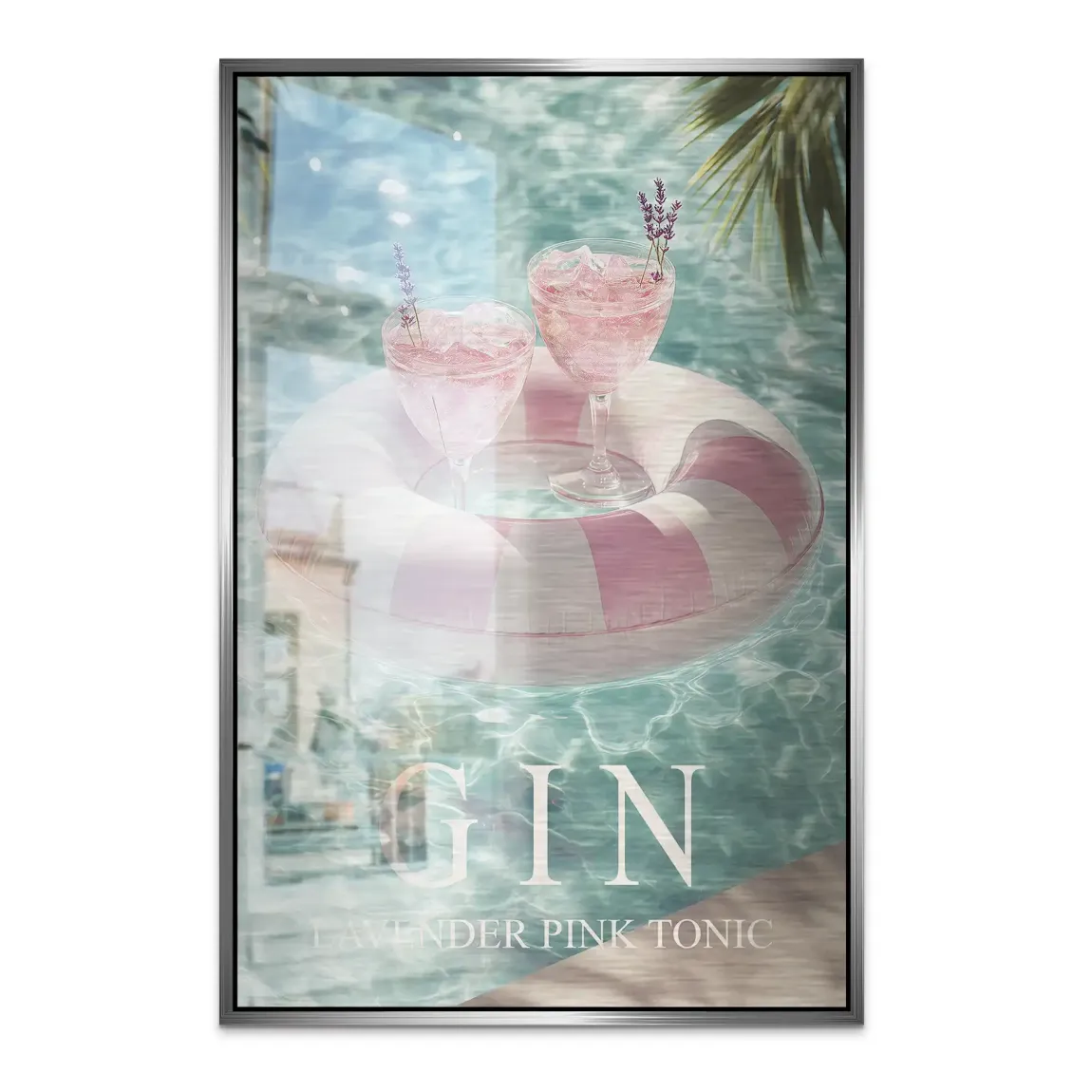 Gin Lavender Dream Alu Dibond Bild gebürstet
