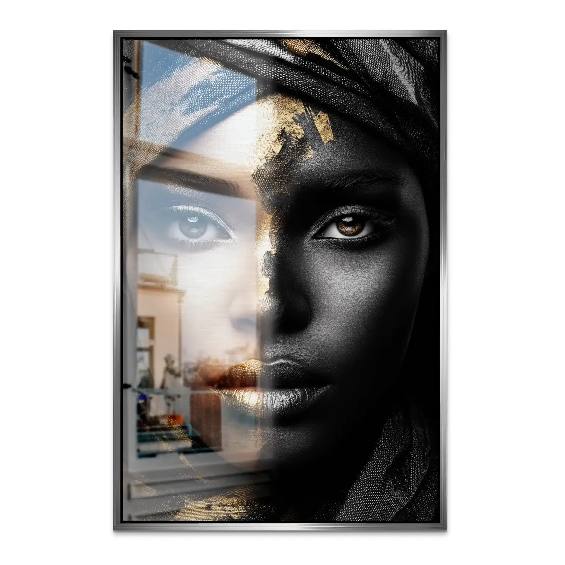 Dual Essence Alu Dibond Bild gebürstet - INGALERIE | Dein Onlineshop für moderne Wandbilder