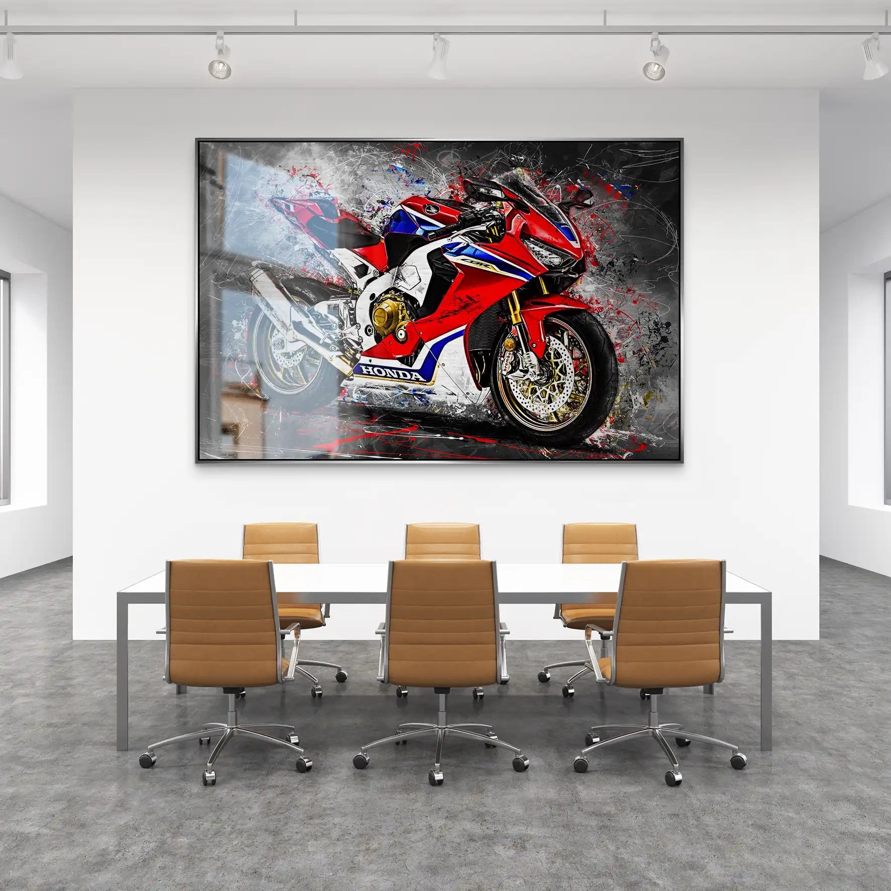 Honda CBR 1000 RR AluDibond Gebürstet INGALERIE