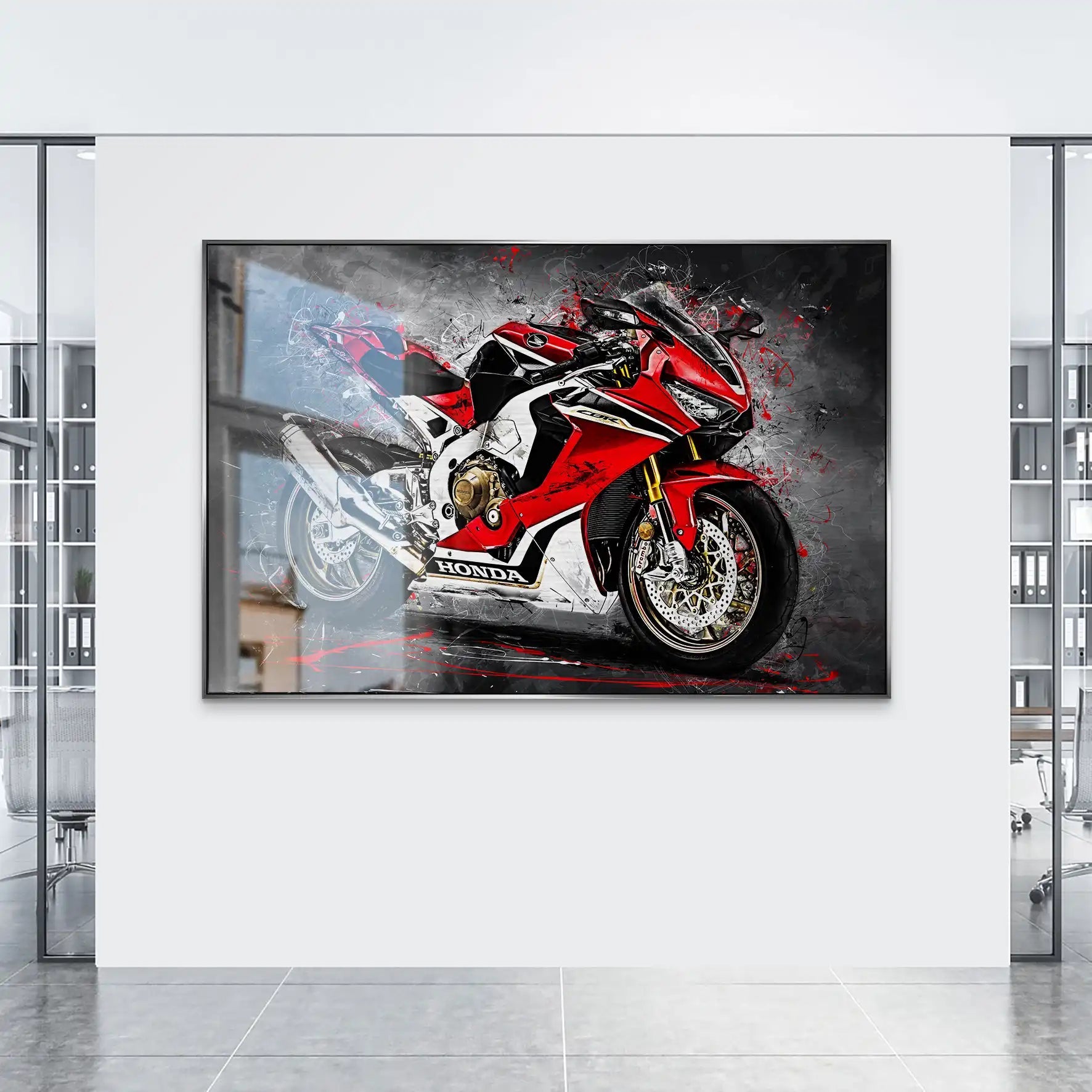 Honda CBR 1000 RR SP AluDibond Gebürstet INGALERIE