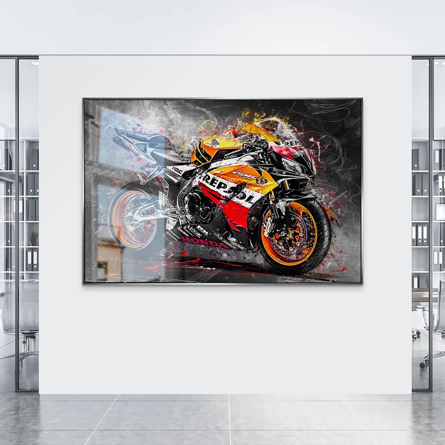 Honda CBR1000RR SC57 AluDibond Gebürstet INGALERIE