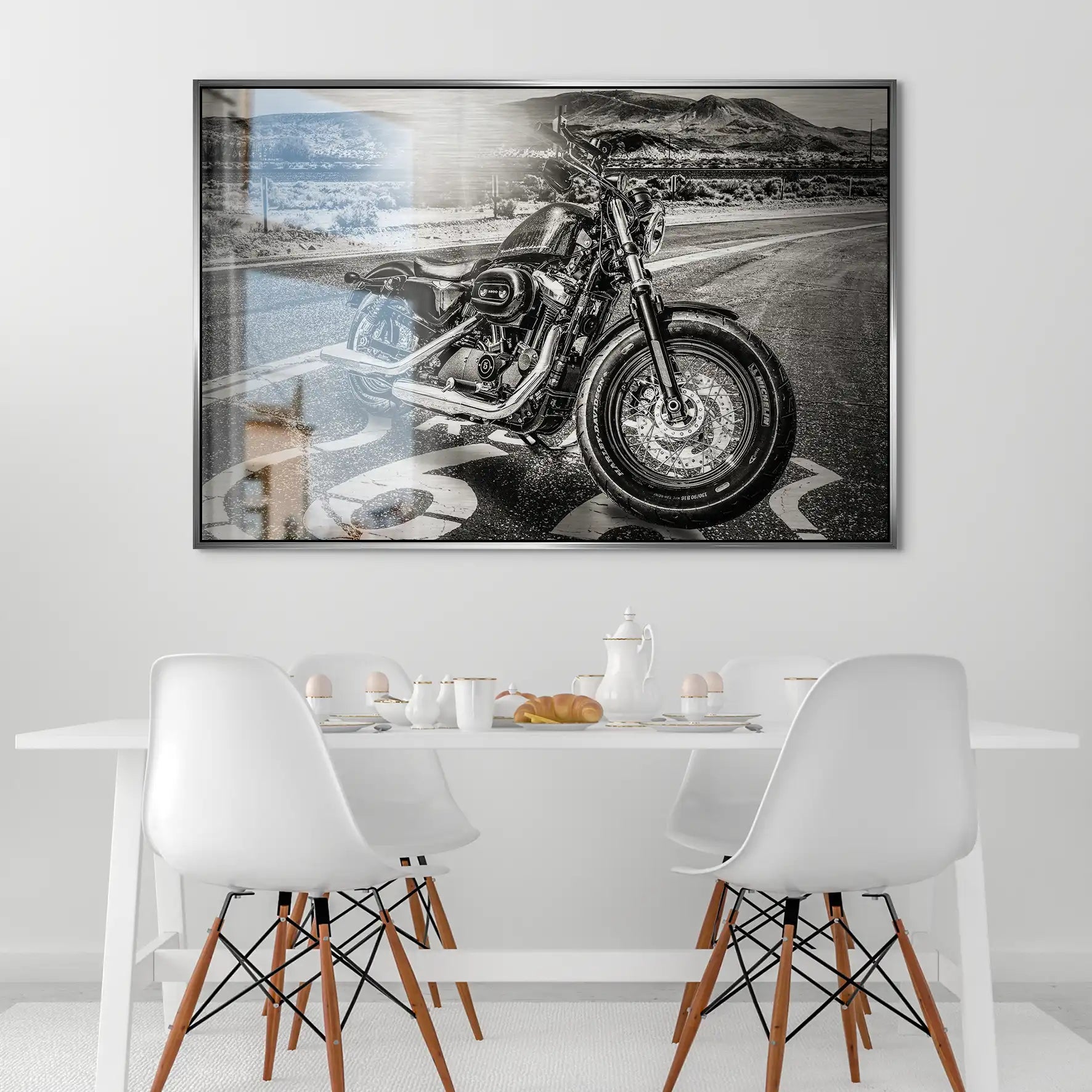 Route Heritage Edition – Harley Alu gebürstet Bild INGALERIE
