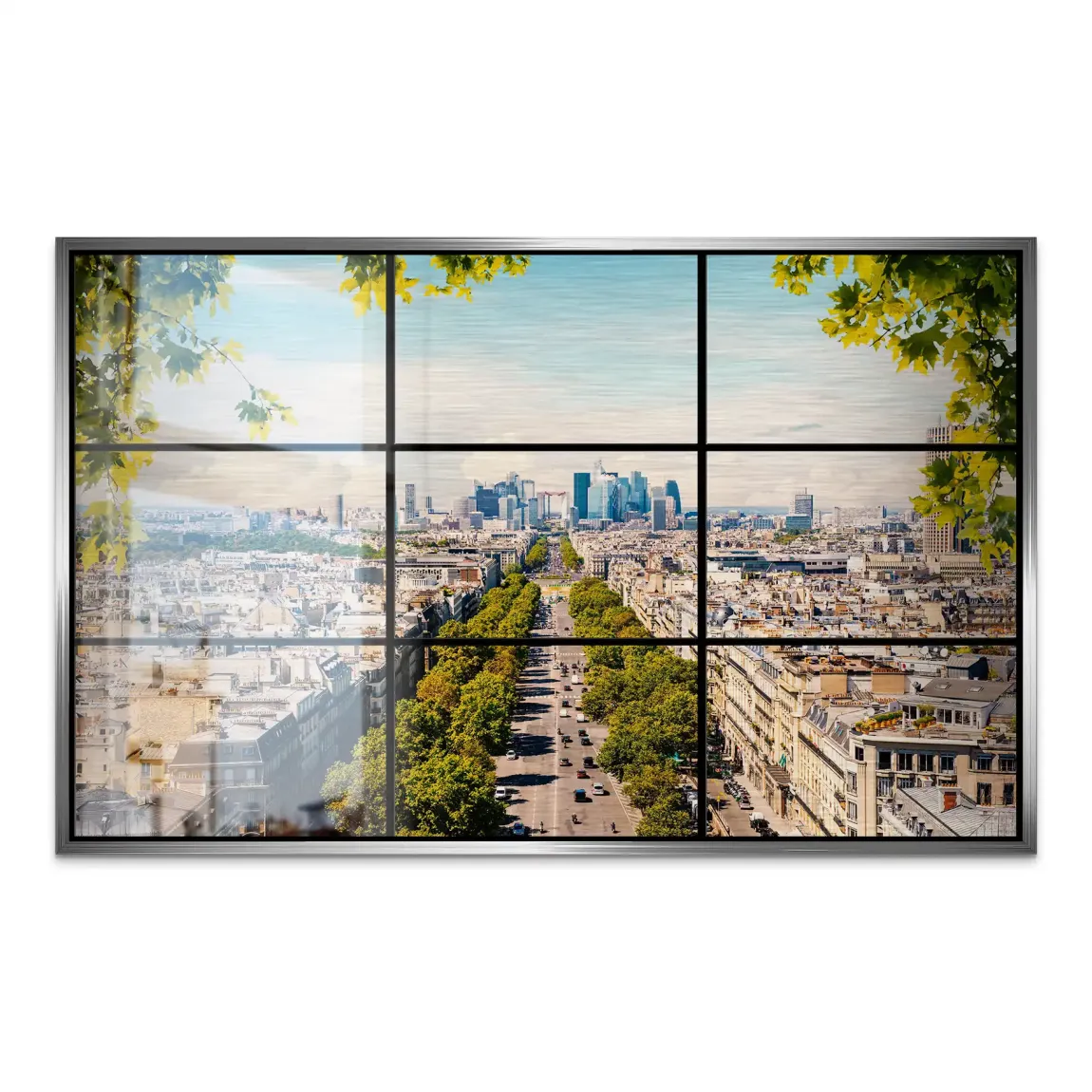 Paris Avenue AluDibond Gebürstet