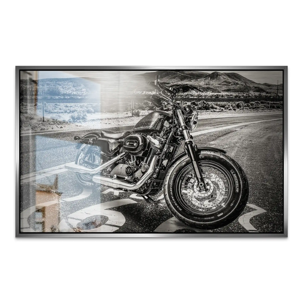 Route Heritage Edition – Harley Alu gebürstet Bild INGALERIE