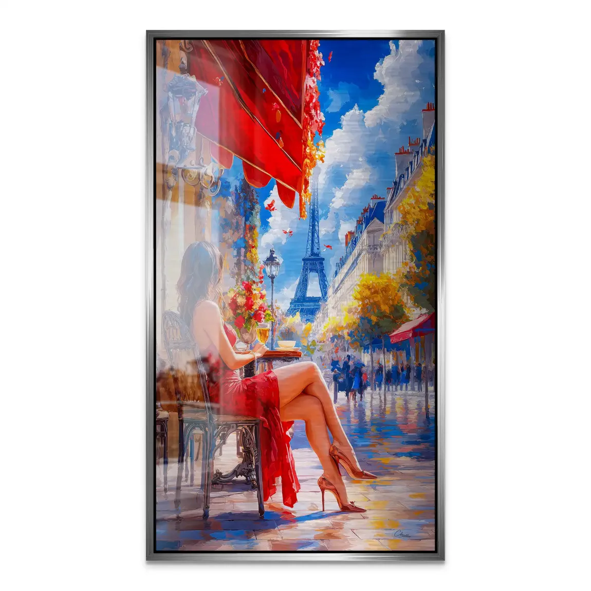 Café Rouge à Paris Alu Gebürstet INGALERiE