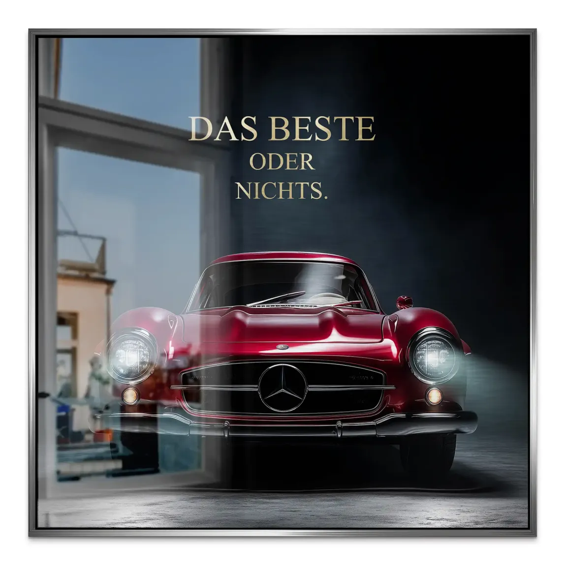 Red Legend Mercedes 300SL Alu Gebürstet Bild